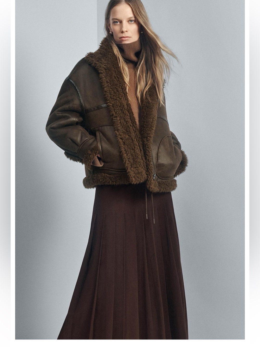 ZARA REVERSIBLE BOMBER JACKET